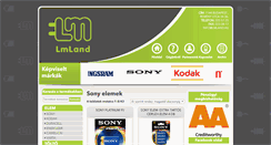 Desktop Screenshot of lmland.hu