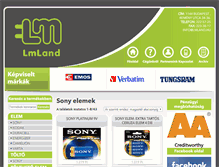 Tablet Screenshot of lmland.hu